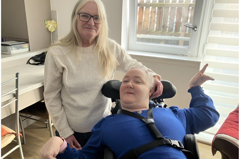 Resident on their independence journey at Majestic Homes