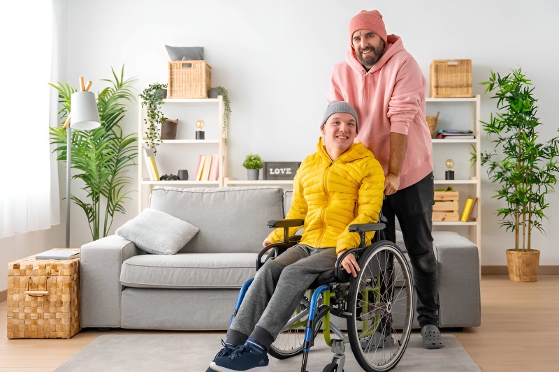Support workers and residents building trust at Majestic Homes